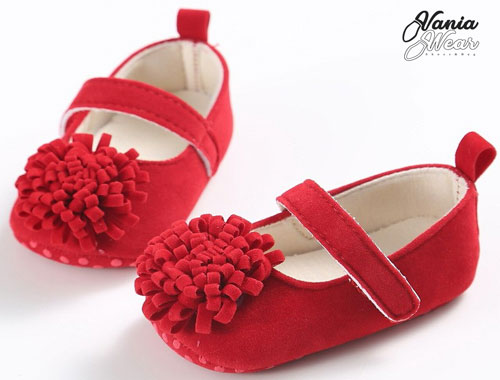 کفش دخترانه تابستانی قرمز